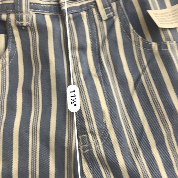 BDG urban outfitters blue striped high rise shorts - Picture 6 of 6